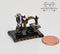 1:12 Dollhouse Miniature Old Fashioned Sewing Machine FA MA2259