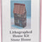 1:144 Dollhouse Miniature Lithographed House Kit DI TY404