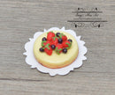 1:12 Dollhouse Miniature Berry Topped Cheese Cake BD K2133