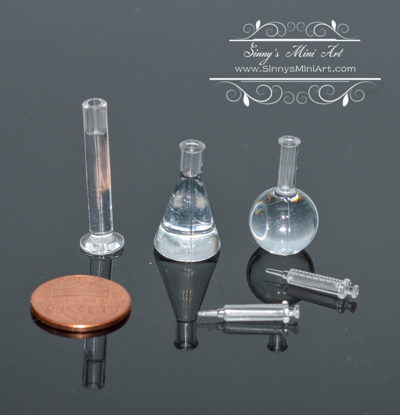 1:12 Dollhouse Miniature Laboratory Set AZ G7528 – Sinny's Mini Art