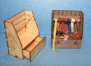 1:12 Dollhouse Miniature Sewing Cabinet/ Miniature Kit DI FS402