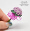 1:12 Dollhouse Miniature Purple Rose Bridal Bouquet BD E2903