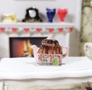 1:12 Dollhouse Miniature Tea Pot Ceramic Jar F67