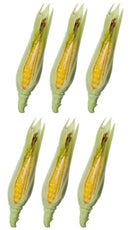 DIS 1:12 Dollhouse Miniature Corn/6pcs/ Miniature Veggies AZ A3522