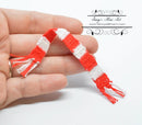 1:12 Dollhouse Miniature Hand Knitted Christmas Scarf BD D071