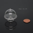 1:12 Miniature Glass Cake Plate with Round Top BD HB201
