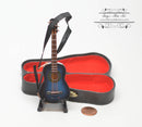 1:12 Dollhouse Miniature Guitar Blue E17-Blue