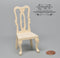 1:12 Dollhouse Miniature Unfinished Side Chair/ Miniature Unpainted Chair AZ CL08702