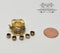1:12 dollhouse Miniature Tea Pot Tea Cup Gold Twirl A89-E