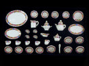 Clearance A set (40 pc) of 1:12 Dollhouse Miniature Tea Set/ Miniature plates E34-4