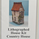 1:144 Dollhouse Miniature Lithographed House Kit DI TY405