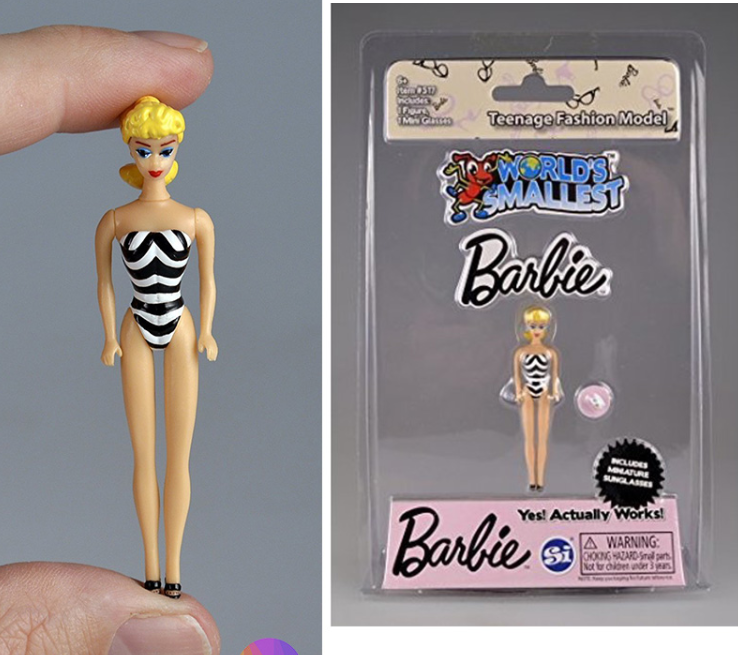 1959 Barbie World's Smallest Barbie Doll (Brand New) G25
