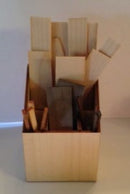 1:12 Dollhouse Miniature Wood Bin Kit DI DF171