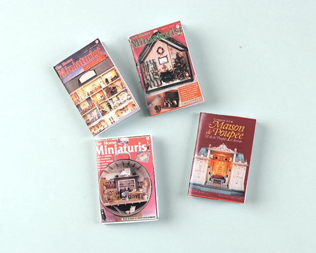 1:12 Dollhouse Miniature Magazine/Books H25