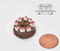 1:12 Dollhouse Miniature Dark Chocolate Cherry Cake BD K2082