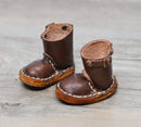 Hand Made Leather Boot (Brown) / Shoes for Blythe/ Azone/ Licca/Pullips HM B1-BR