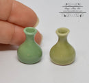 1:12 Dollhouse Miniature Ceramic Olive Vase/ BD B157 B158