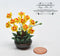 1:12 Dollhouse Miniature Yellow Orchid Arrangement in Pot BD A1180
