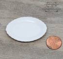 1:12 Miniature Ceramic Oval White Platter B85-2