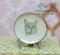 1:12 Dollhouse Miniature Decorative Cat Plate / Gray Cat BB CDD-0-6