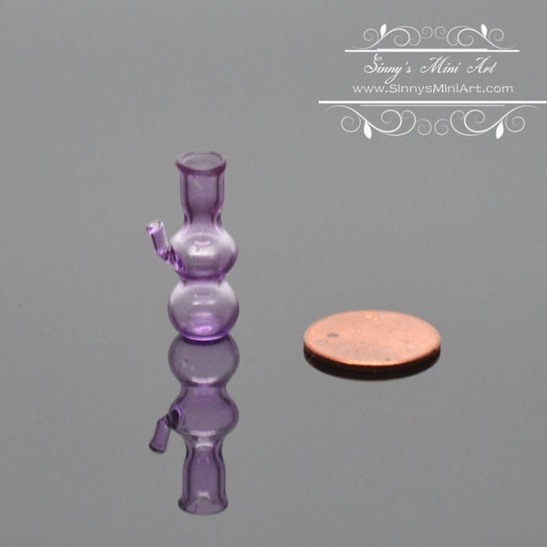 1:12 Miniature Glass Smoking Pipe / Bong – Sinny's Mini Art