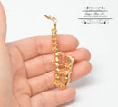 1:12 Dollhouse Miniature Saxophone/ Miniature Instrument E12