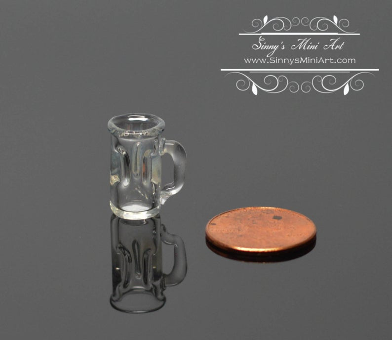 1:12 Dollhouse Miniature Glass Stein BD HB052