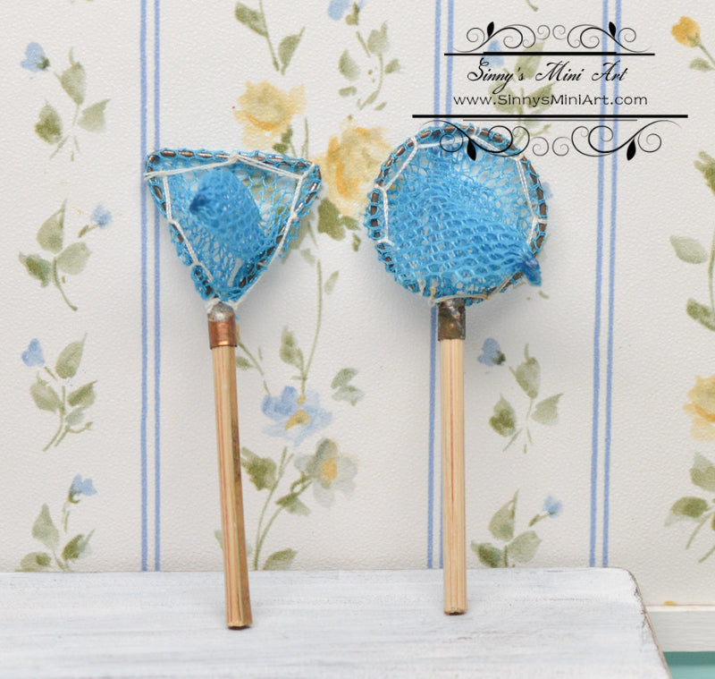 1:12 Dollhouse Miniature Fishing Nets Blue D81 – Sinny's Mini Art