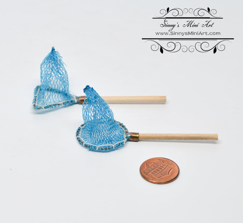 1:12 Dollhouse Miniature Fishing Nets Blue D81