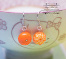 Miniature Orange Earrings/ Jewelry Set of CNXP 1-A