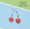 Miniature Cherry Earrings/ Jewelry Set of CNXP 11