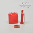 1:12 Doll Miniature Fuel Can Gas/ Diesel Container Red G21