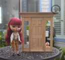 Clerance Sale 1:6 Dollhouse Playscale Jamestown Door with Window / Miniature Door AZ HW96010