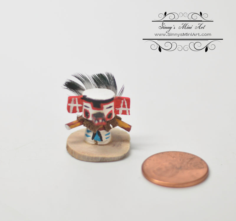 Hand Made Miniature Kachina Doll /Native America /SDTCW 10B