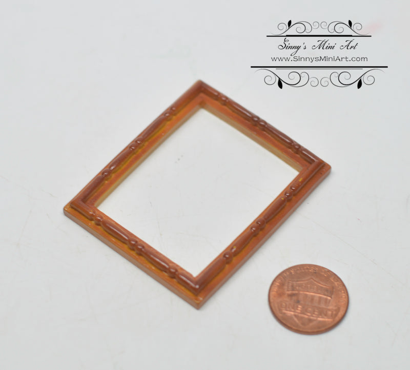 1:12 Dollhouse Miniature Brown Frame / Miniature Photo AZ B0434