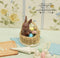 1:12 Dollhouse Miniature Easter Chocolate Bunny in Basket TGADM A003