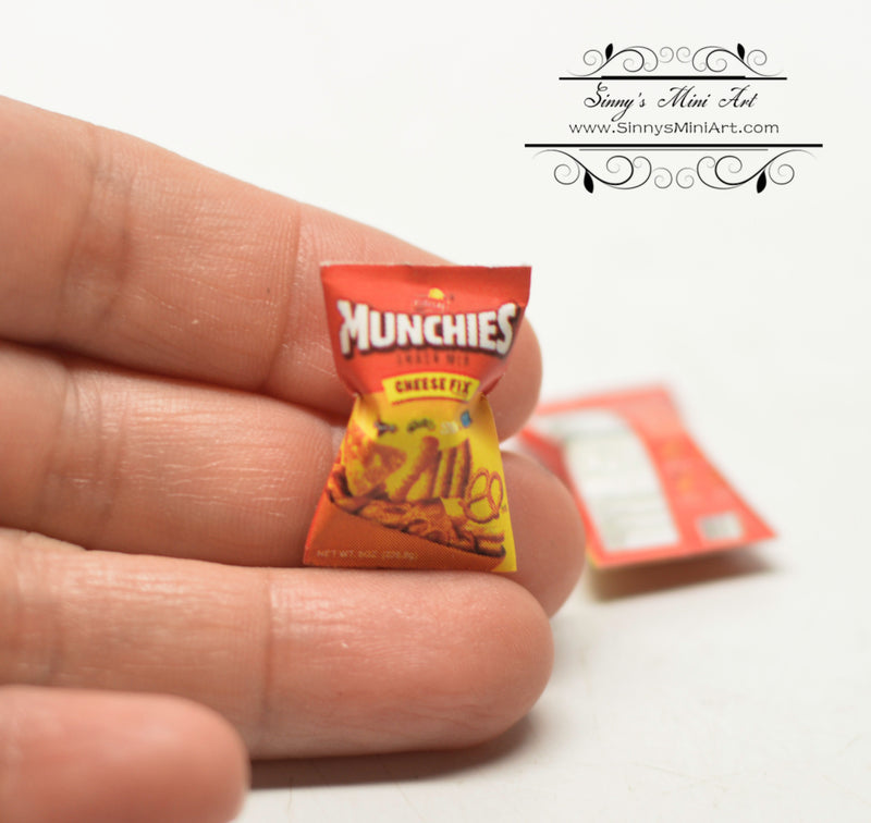 1:12 Dollhouse Miniature Munchies Cheese Fix/ Miniature Snack HRM 54222