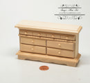 Clerance Sale 1:12 Dollhouse Miniature Classical Dresser/Unfinished Furniture AZ T4645
