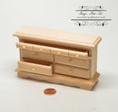 Clerance Sale 1:12 Dollhouse Miniature Classical Dresser/Unfinished Furniture AZ T4645