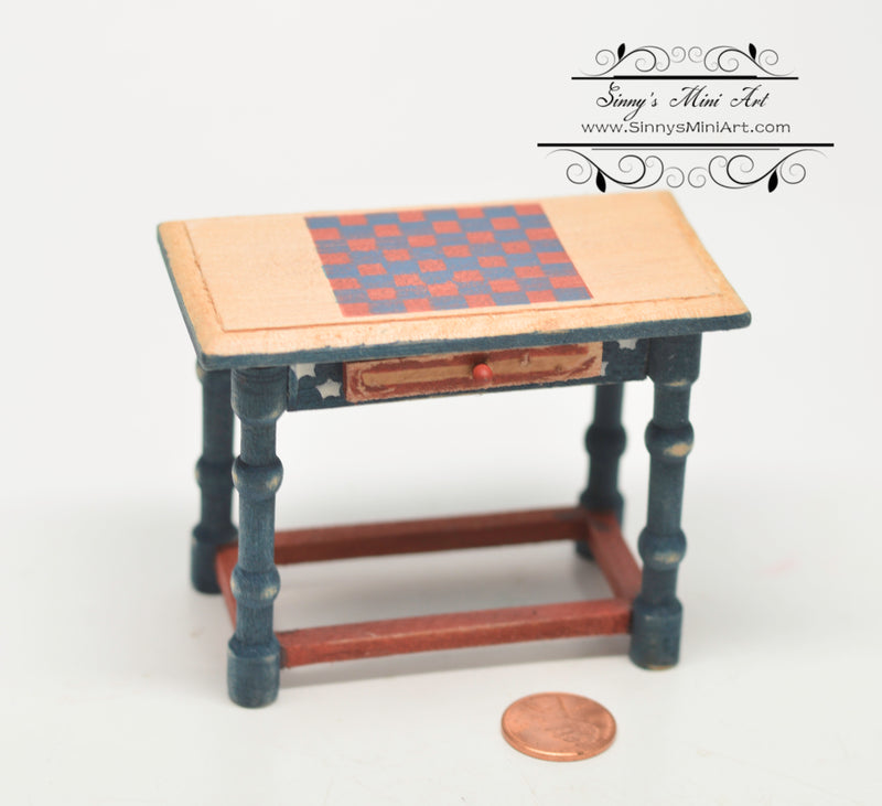 1:12 Dollhouse Miniature Board Table Furniture TGADM B003