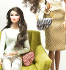 Miniature Doll Saddle Handbag/ Doll Purse Miniature luxury Bag MJ C69