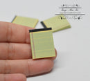 1:12 Dollhouse Miniature Tablet Yellow/ Miniature School HRM 56101Y-BL