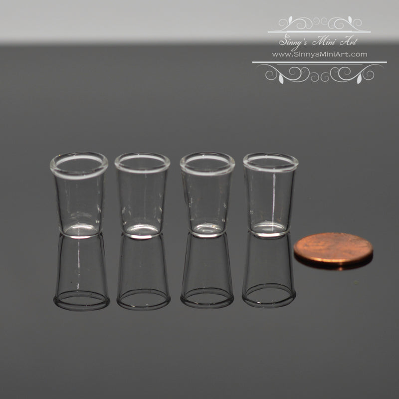 1:12 Miniature Glass Four PC B60-11