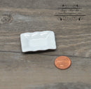 1:12 Wave Square Plate 1PC/ Miniature Platter B103-A