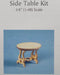 1:48 Dollhouse Miniature Side Table Kit KBM Q350