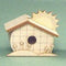 Clearance 1:48 Dollhouse Miniature Sunshine Birdhouse kit/ Birdhouse KBM T650
