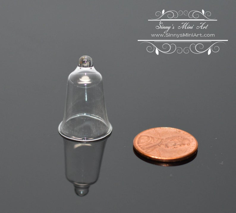 1:12 Dollhouse Miniature Glass Bell BD HB111