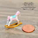 Dollhouse Miniature Rocking Horse / Miniature Toy C36