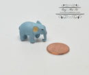 1:12 Dollhouse Miniature Elephant /Light Blue F47A