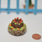 1:12 Dollhouse Miniature Big three layers Chocolate Fruit Cake BD K1994